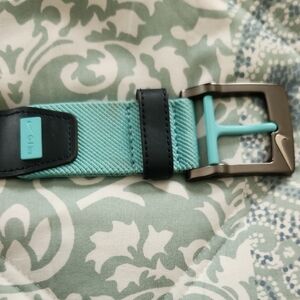 Nike Aqua and Navy Blue G-Flex Belt Size 38